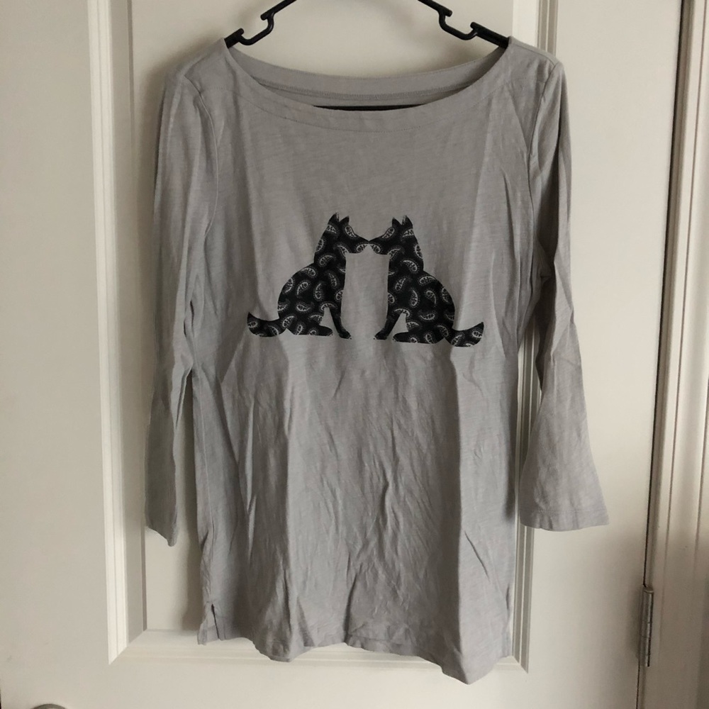 Loft 100% cotton Graphic dog tee shirt